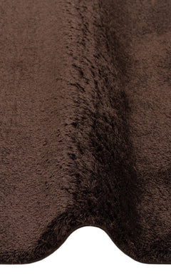 Neudorfl Brown Modern Shaggy Rug