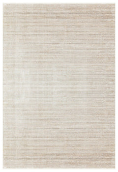 Modern Bamboo Area Rug – Machine Made Cream Carpet for Living Room & Kitchen