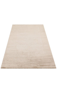 Modern Machine Made Rug – Beige Area Rug Flatweave Soft Textured Easy Clean