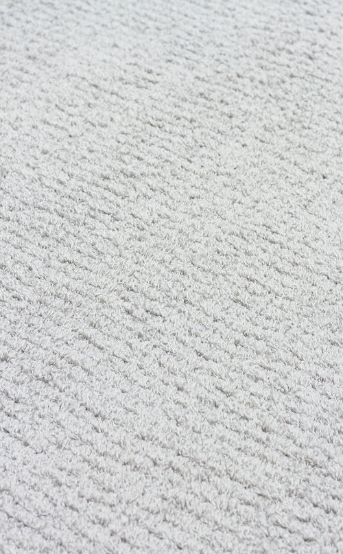 Modern Grey Area Rug - Machine Made Rug, Soft Textured Flatweave Carpet