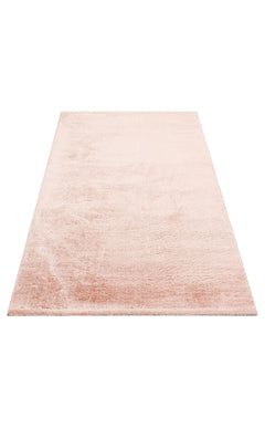 Modern Area Rug - Pink Machine Made Rug | Soft Textured, Dust Free Carpet