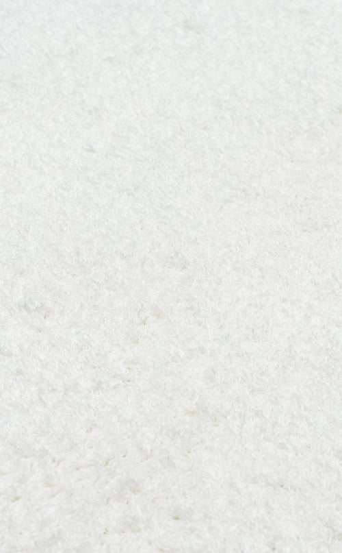 Modern Machine Made Rug | White Area Rug - Soft Textured Dust Free Carpet
