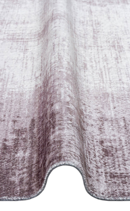 Modern Non Slip Rug – Grey Textured Machine Made Carpet with Non Slip Base