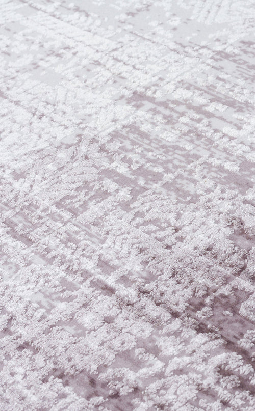 Modern Non Slip Rug – Grey Textured Machine Made Carpet with Non Slip Base