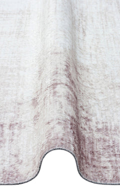 Breitenfurt Pink Modern Non-Slip Machine Made Area Rug