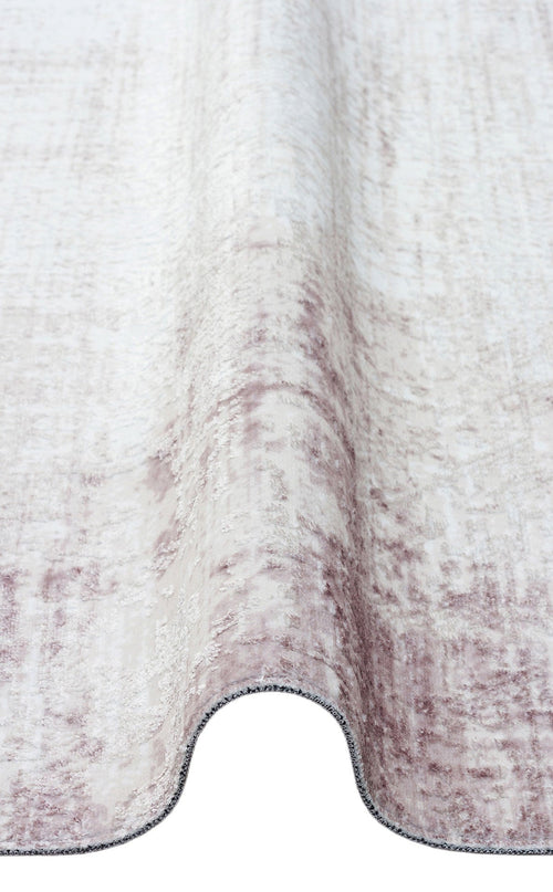 Breitenfurt Pink Modern Non-Slip Machine Made Area Rug