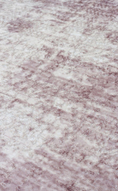 Breitenfurt Pink Modern Non-Slip Machine Made Area Rug