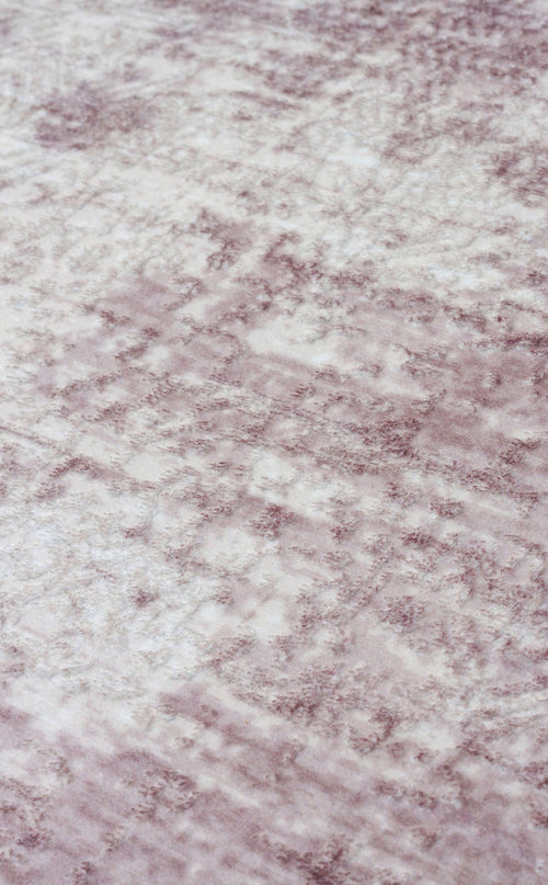 Breitenfurt Pink Modern Non-Slip Machine Made Area Rug