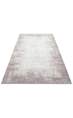 Breitenfurt Pink Modern Non-Slip Machine Made Area Rug