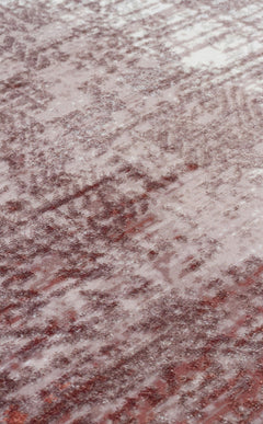 Modern Non Slip Rug – Orange Textured Area Floor Mat With Non Skid Backing