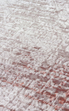 Modern Non Slip Rug – Orange Textured Area Floor Mat With Non Skid Backing