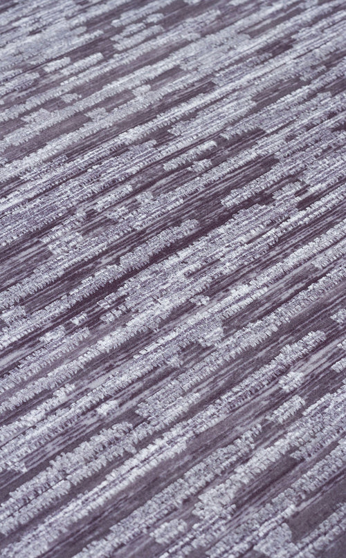 Modern Non Slip Rug – Navy Blue Machine Made Carpet With Textured Pile