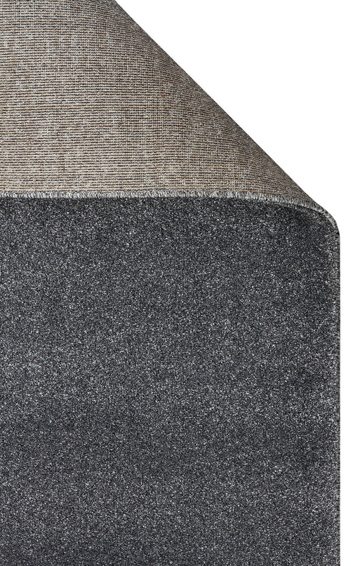 Modern Machine Made Rug – Anthracite Area Rug with Soft Texture & Anti Slip