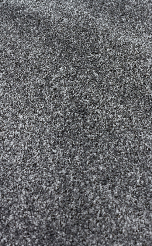 Modern Machine Made Rug – Anthracite Area Rug with Soft Texture & Anti Slip