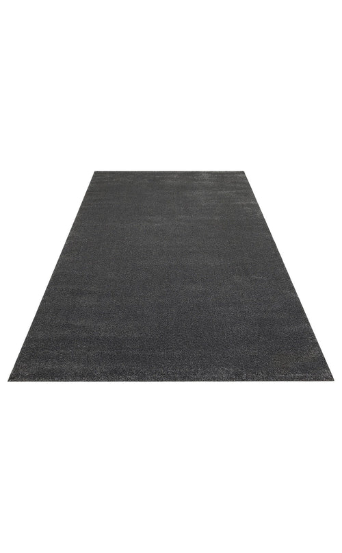 Modern Machine Made Rug – Anthracite Area Rug with Soft Texture & Anti Slip
