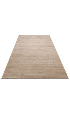 Modern Area Rug – Beige Machine Made Rug with Anti Slip, Dustproof Flatweave Carpet