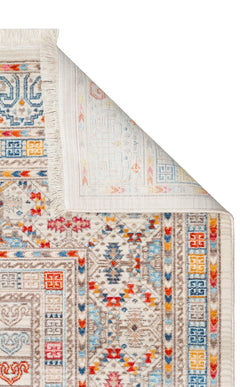 Machine Made Area Rug - Ethnic & Modern Classic Patterned Flatweave Rug by Eko