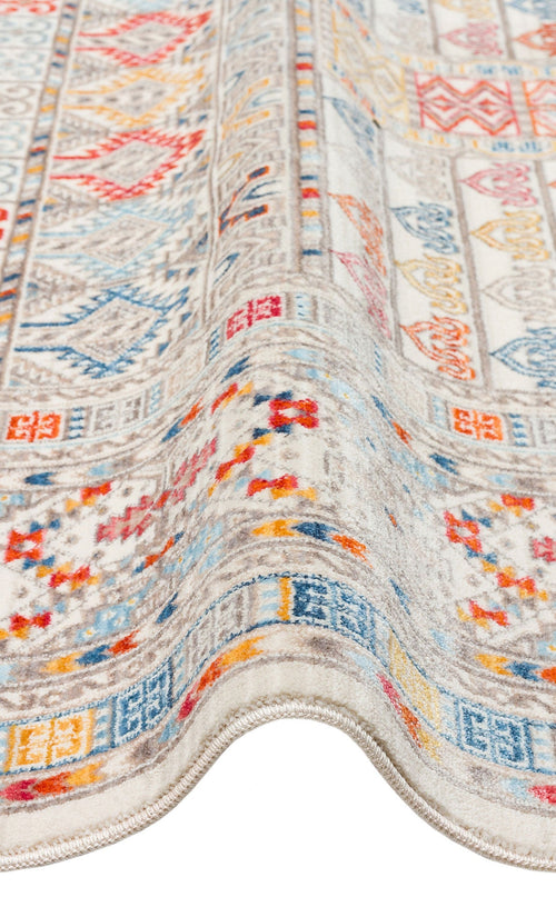 Machine Made Area Rug - Ethnic & Modern Classic Patterned Flatweave Rug by Eko