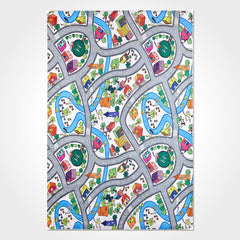 Kids Chenille Rug – Machine Made Cotton Kids Rug with Washable Non Slip Sole by Crea