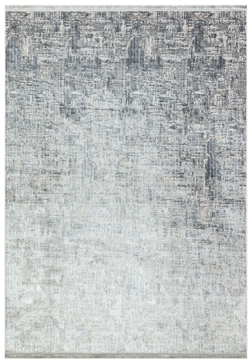 Vintage Area Rug – Machine Made Grey Cotton Wool Blend Washable Anti Slip Carpet