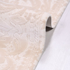 Jana Cream Frame Machine Made Area Rug