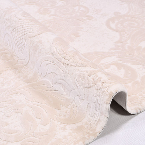 Jana Cream Frame Machine Made Area Rug