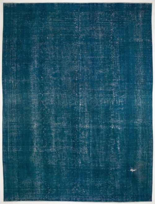 Epir Turquoise Vintage Wool Handmade Area Rug 9'3" x 12'6"