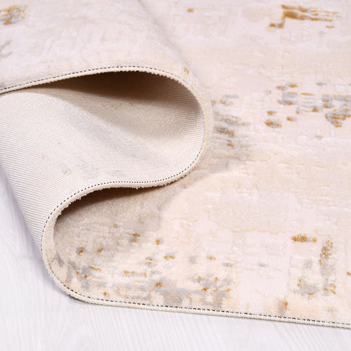 Modern Area Rug – Machine Made Rug with Acrylic Yarn & Overlocked Edge