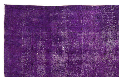 Epir Purple Vintage Wool Handmade Area Rug 9'8" x 11'0"