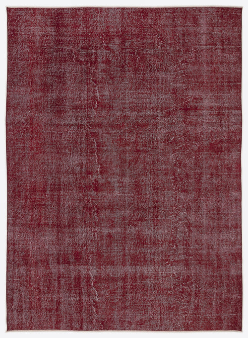 Atina Red Vintage Wool Handmade Area Rug 6'11" x 9'5"