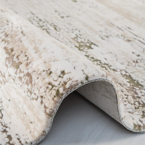 Daleyza Cream Modern Machine Made Area Rug