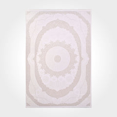 Elliana Cream Frame Machine Made Area Rug