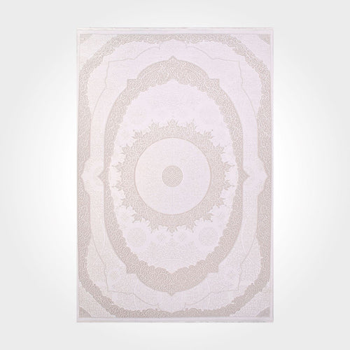 Elliana Cream Frame Machine Made Area Rug