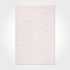 Kaie Cream Striped Machine Made Area Rug