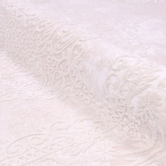 Cream Area Rug - Machine Made Rug With 11mm Pile Height | Anti Slip, Washable