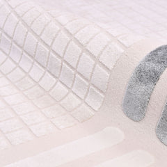 Machine Made Area Rug – Faith Cream Frame Style Rug With Laser Cut Edge