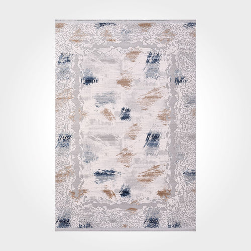 Haydan Grey Modern Machine Made Area Rug