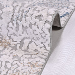 Haydan Grey Modern Machine Made Area Rug