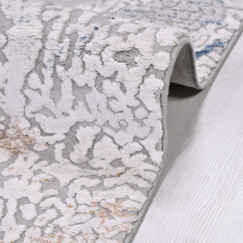 Haydan Grey Modern Machine Made Area Rug