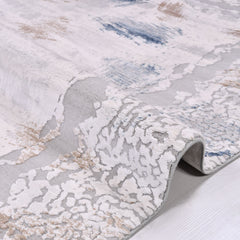 Haydan Grey Modern Machine Made Area Rug