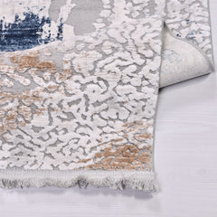 Haydan Grey Modern Machine Made Area Rug