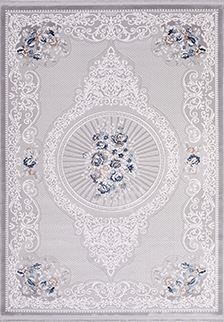 Leie Grey Classic Machine Made Area Rug