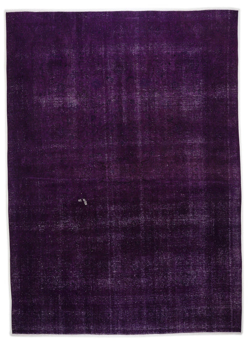 Epir Purple Vintage Wool Handmade Area Rug 9'4" x 12'11"