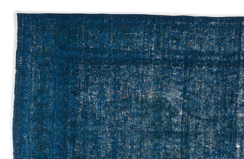 Epir Turquoise Vintage Wool Handmade Area Rug 9'3" x 13'1"