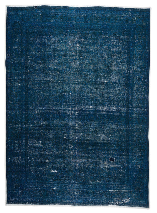 Epir Turquoise Vintage Wool Handmade Area Rug 9'3" x 13'1"