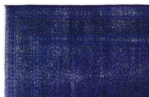 Epir Purple Vintage Wool Handmade Area Rug 9'8" x 12'8"