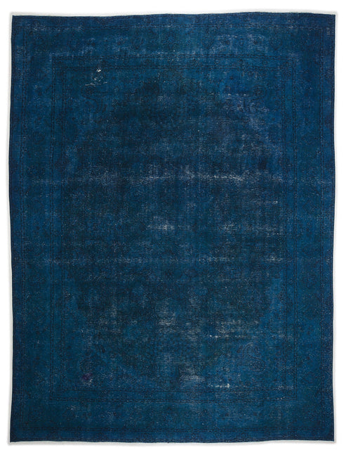 Epir Turquoise Vintage Wool Handmade Area Rug 9'7" x 12'9"