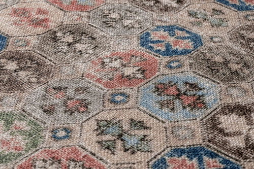 Grey Cotton Area Rug – Digital Print Chenille Carpet With Non Slip Backing