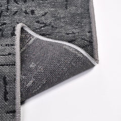 Geometric Cotton Rug – Natural Latex Rug With Non Slip Backing, 7 mm Pile