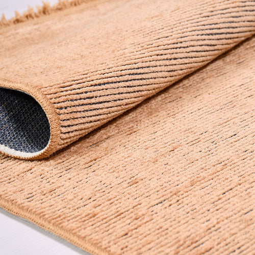 Natural Latex Area Rug – Modern Cotton 7 mm Pile Non Slip Jacquard Woven Rug